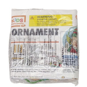 The Home Depot Kids Workshop Elf Ornament Wooden Craft Kit